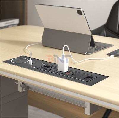 2 ユニバーサル 65W 急速充電テーブルソケット IP44 レベル 10A 定電 2 AC 出口 EU プラグ オフィス用標準