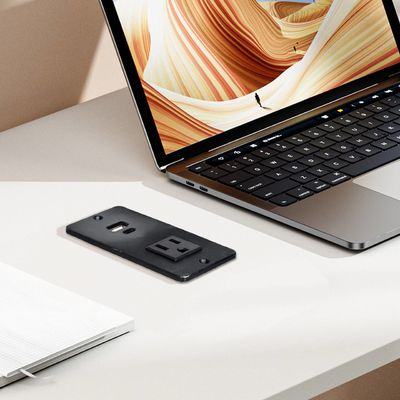 プラスチック製ソファソケットテーブル電源ソケット、US標準電源コンセント1口 & USB A+Cポート