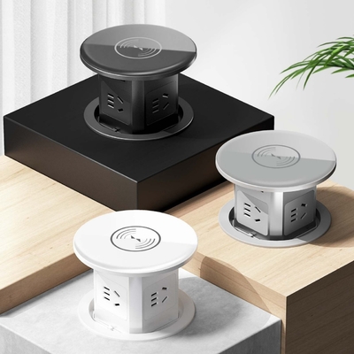 防水 電気電源ソケット アウト口 ユニバーサルプラグ インテリジェント キッチン ポップアップソケット 上部無線充電器
