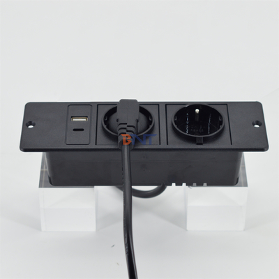 CE認定 高品質のEU2プラグ デスクトップソファーソファソケットUSBA+Cソファテレビキャビネット用ソファソケットセット