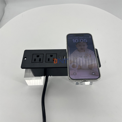 ソファ 2 USAC電源とUSB充電ソケット ワイヤレス充電器 60mm US電源 オフィスソファ充電器 家具電源ソック