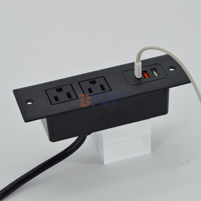 OEM/ODM オフィスの多機能ソファソケット テーブルソケット US電源ソケットUSBA+Cポート