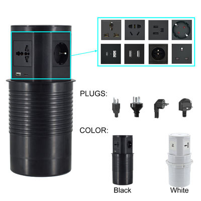 キッチン オフィス用 デスク用のUSBポートと15Wワイヤレスチャージャー