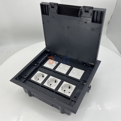 手動式開口 隠されたフロアソケット 防水フロアソケット ABSプラスチック素材の地面 ポップアップソケット