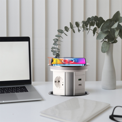 キッチン 隠し パーソナライズ モーター付き ポップアップ キッチン ソーセージ テーブルタワー ソーセージ USB A+C 充電ソケット