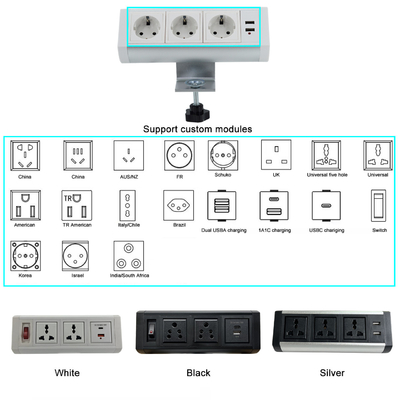 ボンテ クランプ テーブル 取れる デスクトップ マウント 複数の出口 ユーキオ ソーセージ USB/テーブル クランプ マウント ソーセージ