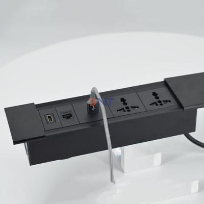 USB 充電モジュール型のオフィスデスク用の多機能のスライディングカバー電源ソケット