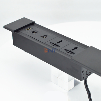 USB 充電モジュール型のオフィスデスク用の多機能のスライディングカバー電源ソケット