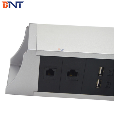 OEM/ODM BNT 電源ソケット アルミ合金 テーブルの下に吊るし,英国,アメリカ,EU,AU,SA プラグ 規格 10A/13A/16A 電流