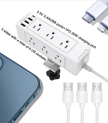 ボエンテ 多機能電源プラグ テーブルクランプ マウント アウトプット / 移動式 デスクソケット テーブルソケットのマウント