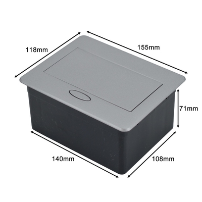 OEM/ODM モダン オフィス エッセンシャル BNT ポップアップ電源ソケット 2 組み込みAC出口EU/UK/US/CN16A/10A/6A 電流