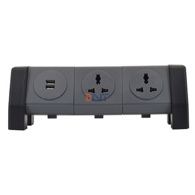 OEM/ODM ユニバーサル パワー エクステンション コード タワーソケット 2 USB 充電ソケット デスク用 超電圧保護
