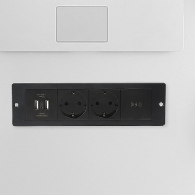 ホットセール 内蔵 3EU 標準電源 無線充電ソケット 5A 定電電源 デスク/ソファー/ホテル/バー/会議室のプラグS