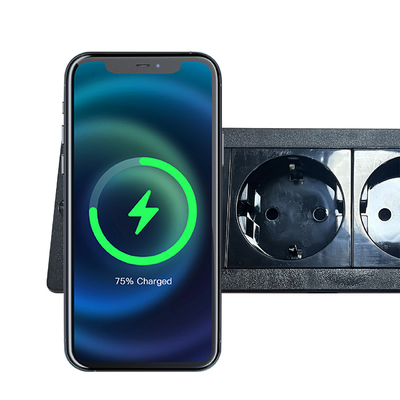 ホットセール 内蔵 3EU 標準電源 無線充電ソケット 5A 定電電源 デスク/ソファー/ホテル/バー/会議室のプラグS