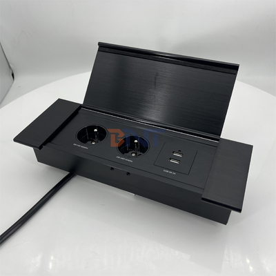 オフィス家具 2 fr 電源プラグ 水力会議テーブル ポップアップ 組み込み デスクトップ 電気 ポップアップ 插座
