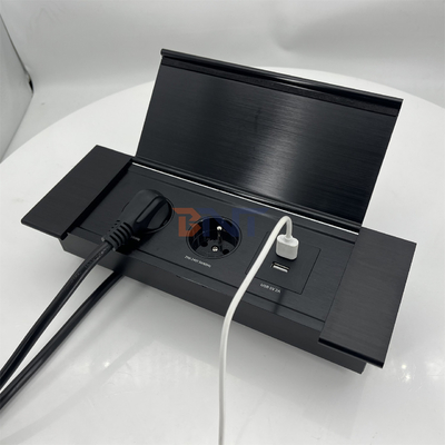 オフィス家具 2 fr 電源プラグ 水力会議テーブル ポップアップ 組み込み デスクトップ 電気 ポップアップ 插座