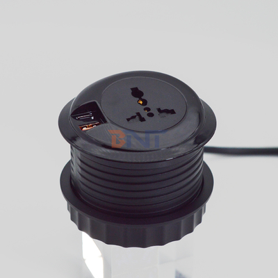 80mm 丸い電源プラグとEUソケット USB充電型Cポートの標準出口