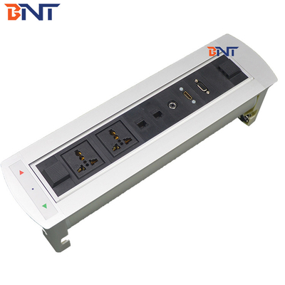 丸い角 180度回転角 dDesk フォリップアップ電源出口