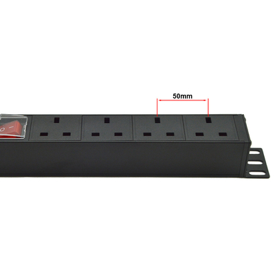 PDU 4ポート出口 SPD電源帯拡張ソケット 3250W オン/オフスイッチと電源ケーブル