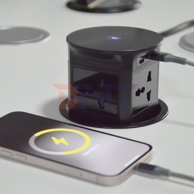 BNT ワイヤレス充電器 自動 パンエム式 ポップアップ キッチン シンク タップ 新しいテーブルテーブルデザイン 4 ストップ モダン オートマティック