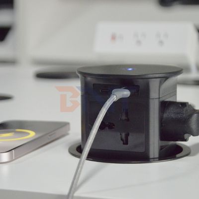 BNT ワイヤレス充電器 自動 パンエム式 ポップアップ キッチン シンク タップ 新しいテーブルテーブルデザイン 4 ストップ モダン オートマティック