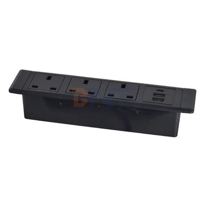3UK Outlets デスクトップ用多機能電源ソケット 3AC電源ソケットと2*USB A+1*USB C充電ソケット