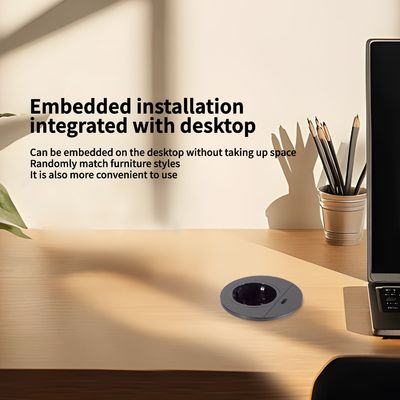 円形デザインソファセット 組み込みテーブル電源ソケット TYPE C 充電 USB 充電ソケット