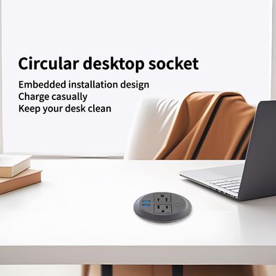 円形ソファセット 2つのUS標準電源插座とダブルUSBA充電ソケットを搭載した電源插座 モダン家具