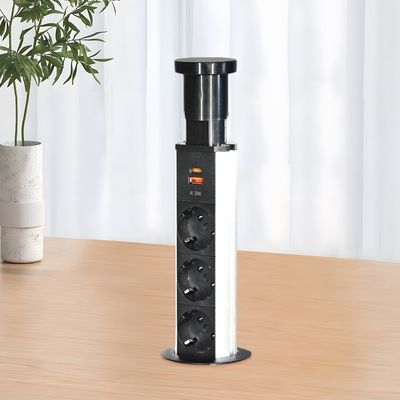 ユニバーサルパワーキッチンソケット、キッチンからプラグを取り外す、隠れた卓上ポップアップキッチンソケット、モダンなスマートキッチン用