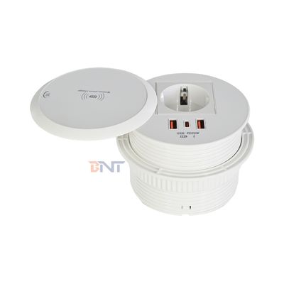 組み込み設計テーブルまたはソファ 電源出口 EU標準電源ソケット 2 タイプ A+1 タイプ C 充電ポート