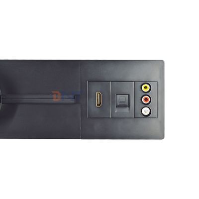 新しい外れるソケット 弱電流インターフェース 便利な壁掛け多出口電源電鉄線路ソケット