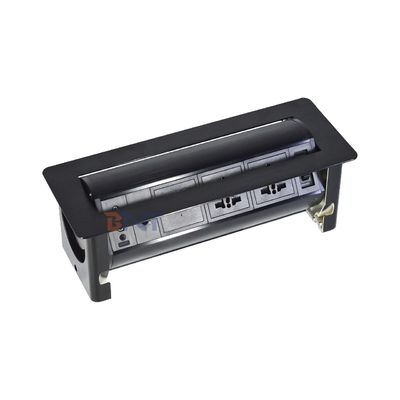 マルチメディア回転式デスク スイッチソケット/アップテーブル電源出口/会議テーブルパネル 設置プラグ