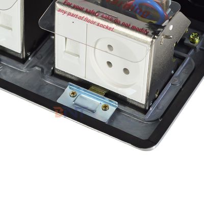 ODM/OEM 防水 隠れたポップアップ型 床ソケットボックス イスラエル 標準 2 AC ストック 接地 ストック