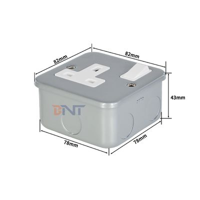 UK パワー スタンダード 新しいスタイル オン/オフ スイッチ コントロール付き ウォールソケット パネル